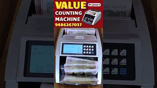 Value Counting Machine for Indian Currency in Chennai eromart fakenote rbi shorts [upl. by Ynnaf]