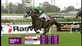 Foreteller wins the grp1 Ranvet Stakes [upl. by Arfihs]