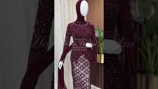 Kebaya Tunangan amp Kebaya Wisuda warna Burgundy [upl. by Nebur]