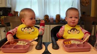 Twins try biscuits and gravy [upl. by Phillie]