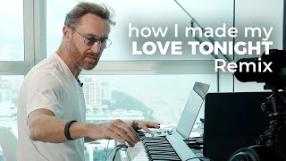 How I made my quotLove Tonightquot remix [upl. by Nitsuj]