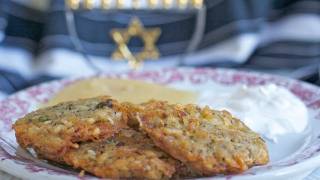 Potato Latkes Recipe Potato Pancakes A Fam Favorite [upl. by Maggie]