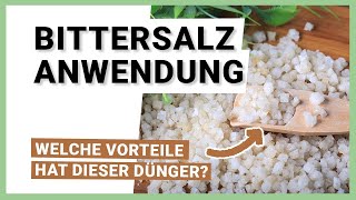 Bittersalz – Wirkung und Anwendung als Dünger und Unkrautvernichter [upl. by Nevuer]