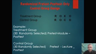 Paano Gamitin ang Randomized Pretest Posttest Only Control Group Design [upl. by Tdnerb16]