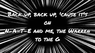 Regulate  Warren G ft Nate Dogg Lyric Video [upl. by Zebedee]