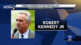 Nebraska Secretary of State certifies petition to get Robert F Kennedy Jr on the ballot [upl. by Falconer]