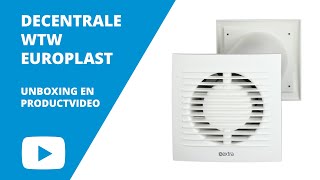 Europlast Decentrale WTWunit  Productvideo amp Unboxing [upl. by Melisa790]