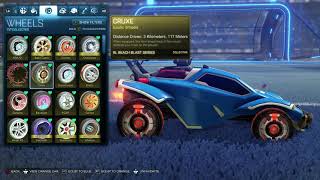 All Exotic Wheels in Rocket League SHOWCASE [upl. by Tresa]