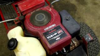 105 HP Briggs and Stratton Engine Demo 29 Dec 15 [upl. by Landa]