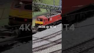 90028 on 4K06 at Making Tracks Four class90 [upl. by Atinahs]