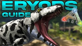 Ark How to tame an ERYOPS  Modded Creature Guide [upl. by Nelloc27]