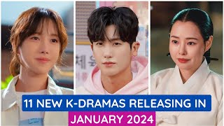 11 Exciting Korean Dramas Premiering in January 2024 [upl. by Asilrahc]