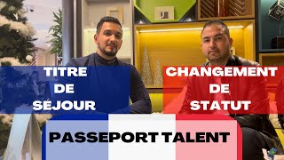 Titre de séjour Talent  Passeport Talent  informations exclusives 😨 [upl. by Akehsay]