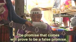 The 7 fires prophecy wampum read by Grandfather Commanda [upl. by Htebilil531]