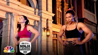 Jesse Labreck and Meagan Martin Battle in the Ultimate Rematch  NBCs American Ninja Warrior [upl. by Elston]