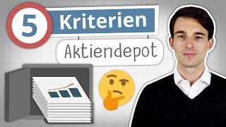 Welches Aktiendepot für Anfänger 5 Kriterien zum DepotVergleich [upl. by Lladnik]