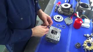 CJ Plant Limited  Kawasaki K5V200DPH Hydraulic pump Strip Clean and Rebuild [upl. by Lanfri906]