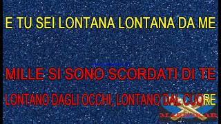 Gianna Nannini Lontano dagli occhi karaoke [upl. by Monarski]