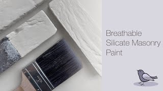 Breathable Silicate Masonry Paint by Earthborn [upl. by Nerat910]