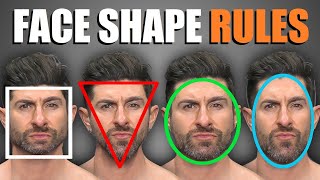 4 Face Shape Rules EVERY GUY SHOULD FOLLOW To Pick The BEST Haircut amp Facial Hair for YOUR Face [upl. by Cullie]