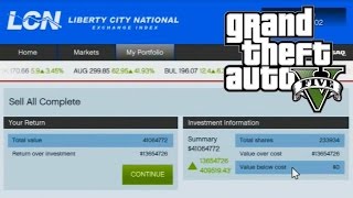 Comment gagner rapidement de largent avec la bourse sans triche ni cheat dans GTA 5 sur PS4 [upl. by Emilio]