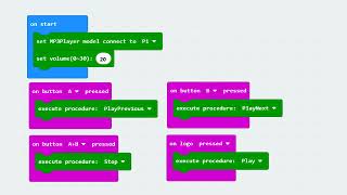 microbit MP3 Player modul [upl. by Aseneg]