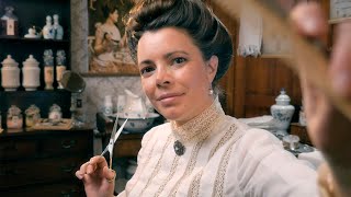 The Hair Parlour  ASMR Roleplay Edwardian Era haircut brushing shampoo scalp exam amp massage [upl. by Imuyam]