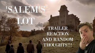 SALEMS LOT TRAILER  REACTION AND FIRST THOUGHTS [upl. by Ynaffets497]