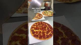 Pepperoni Pizza Tavern Style asmreating asmrfood pizza rancespizza foodshorts [upl. by Dranik]