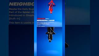 NEW SpiderMan Noir Fortnite doing Emotes Vengeful Wish amp Neighborly Hang Part 2 [upl. by Camilo793]