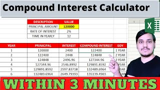 Compound Interest Annuity Monthly Payment and Duration Finding time in EXCEL [upl. by Derfla277]