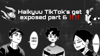 Haikyuu TikTok’s get exposed  part 6  read desc [upl. by Atorod]