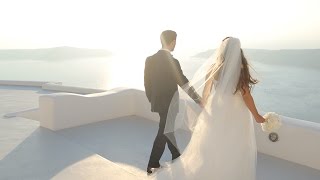 Roger  Elenas wedding in Santorini [upl. by Alik]