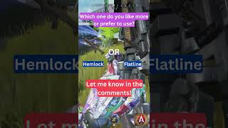 Apex legends Hemlock vs Flatline apexlegends apex [upl. by Dedric]