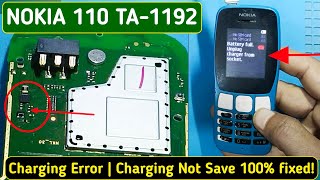 Nokia 110 New Ta1192 Charging Error Fixed [upl. by Gnoc488]