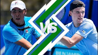 Brandon Nakashima vs Jakub Mensik  CANBERRA 2024 [upl. by Nohsram324]