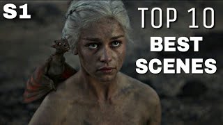 Top 10 Best Scenes in Game of Thrones Season 1 [upl. by Mirisola334]