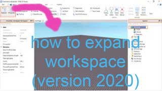 how to expand baseplate roblox studio version 2021 [upl. by Haras]