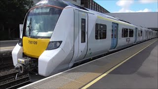 Brand New Thameslink Class 700  Onboard footage  St Pancras to Gatwick Airport [upl. by Alben]