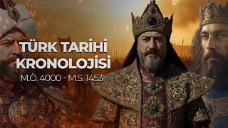 TÜRK TARİHİ KRONOLOJİSİ MÖ 4000  MS 1453 [upl. by Euqilegna]