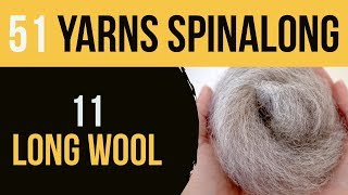 How to Comb Wool for Spinning 51 Yarns 11 Long Wool [upl. by Adnulahs]