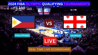 🔴LIVE GILAS PILIPINAS VS GEORGIA 2024 FIBA OLYMPIC QUALIFYING TOURNAMENT 07042024 [upl. by Siwel]