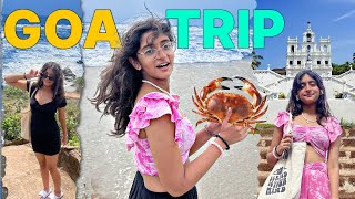 My GOA Trip In MonSoon  Vlog with FAMILY and Friends  MyMissAnand [upl. by Ainud]