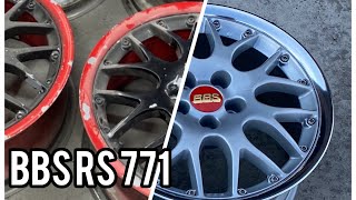 From Worn to Wow Our BBS RS771 Restoration Process [upl. by Leugimesoj]