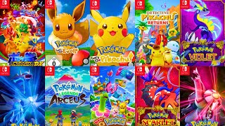 Top 11 Best POKEMON Games on NINTENDO SWITCH You Need To Play [upl. by Haas]