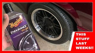 Meguiars Endurance Tire Gel Review  Before and After [upl. by Oswald]