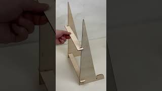 Laser Make Jewelry Stand with xTool P2 CO2 Laser [upl. by Atis385]