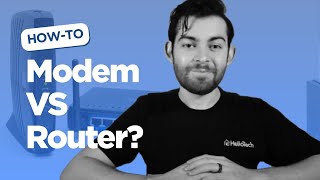 HelloTech What Is the Difference Between a Modem and a Router [upl. by Kamin289]