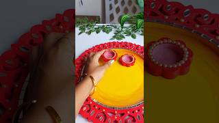 DIY Pooja Thali for Diwali festival diy diwali art [upl. by Haines]