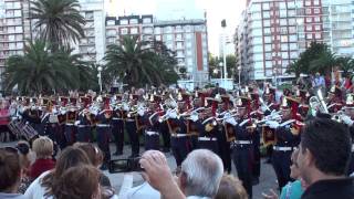 Marcha quotAvenida de Las Cameliasquot  Granaderos  Fanfarria Militar “Alto Perúquot en Mar del Plata [upl. by Nisaj]